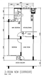 Blk 315 Hougang Avenue 5 (Hougang), HDB 3 Rooms #573700391